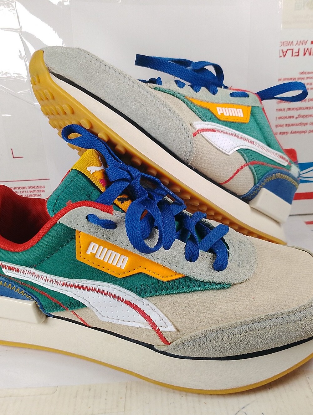 PUMA Future Rider NH Multicolor Sneakers Kid's/Toddler Size 4.5 Shoes 390588-01